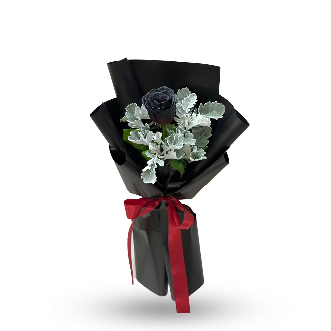 Single Love - Black Rose Bouquet